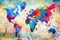 5D DIY Diamond Art Painting Kits for Adults Full,Map Full Drill Embroidery Paintings Rhinestone Pasted DIY Painting Cross Stitch Arts Crafts